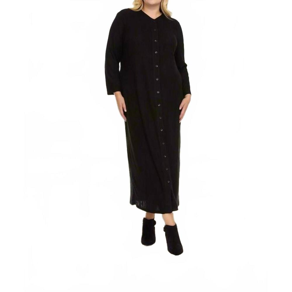 NEW JAPPAREL alexa maxi dress - plus in black